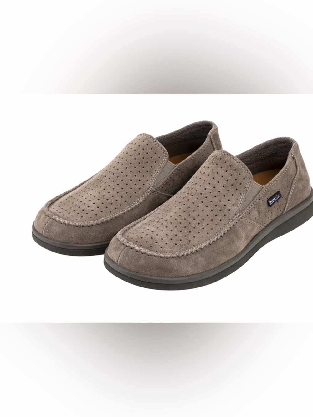 Patagonia Suede Slip-On Shoes Men’s 11 EU 44 Taupe Casual Comfort
